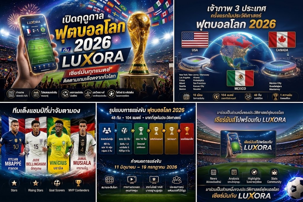กิจกรรมทายผลฟุตบอลโลกกับ LUXORA